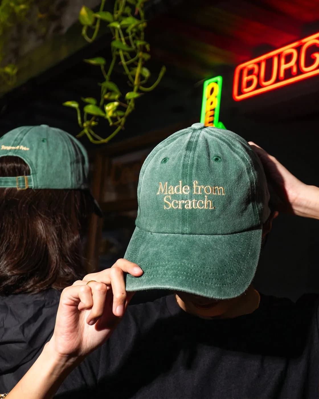 Green Burgers Scratch cap